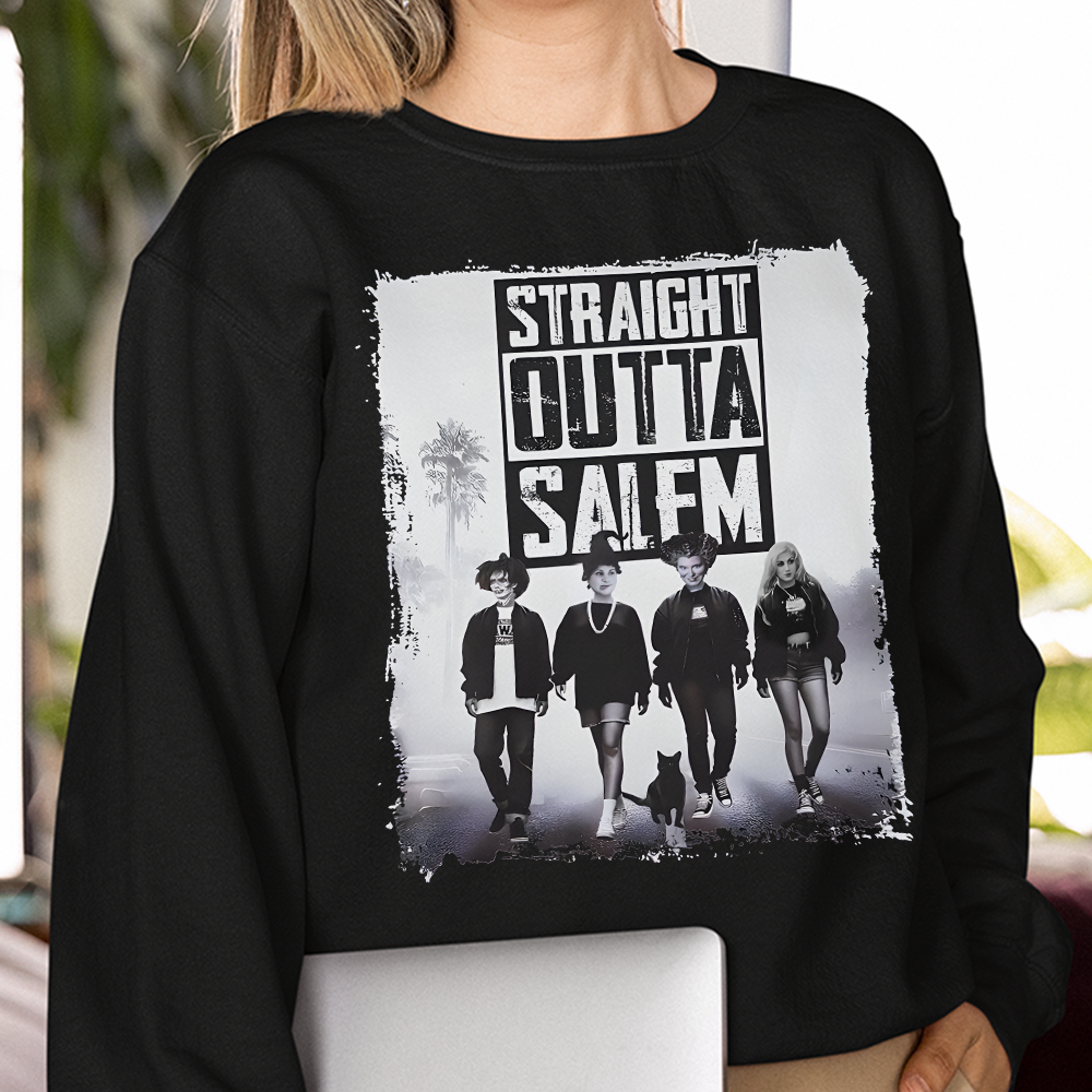 Straight Outta Salem Witchy Graphic T-Shirt