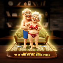 Load image into Gallery viewer, Annoying Each Other for 50 Years - Personalized Light Box Gift for Couples Light Box PopCulturePrints
