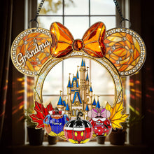 Load image into Gallery viewer, “Grandma, You’re a Treasure!” - Personalized Halloween Grandma Suncatcher Ornament Ornament PopCulturePrints
