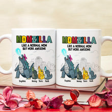 Load image into Gallery viewer, Momzilla Personalized Mug - More Awesome Than Ever! Coffee Mug PopCulturePrints
