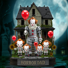 Load image into Gallery viewer, &quot;Embrace the Spook - Personalized Horror Daddy Acrylic Plaque - Gift for Dad, Grandpa, and More!&quot; Shaped Plaques PopCulturePrints
