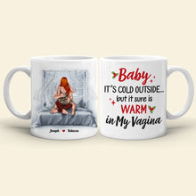 Load image into Gallery viewer, Personalized Cozy Couple Christmas Mug - Fun and Festive Valentine&#39;s Day Gifts Coffee Mug PopCulturePrints

