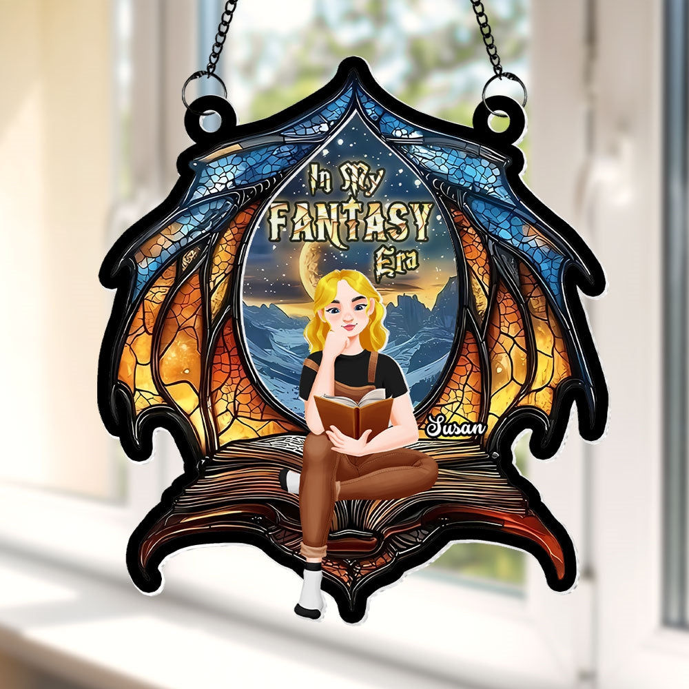 Personalized Fantasy Themed Suncatcher Ornament for Book Lovers Ornament PopCulturePrints