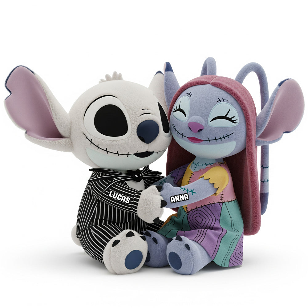 Spooky Aliens Couple Pillow - Customizable Gift for Loved Ones Pillow PopCulturePrints
