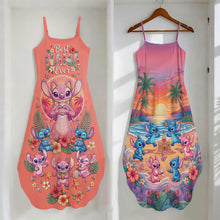 Load image into Gallery viewer, “Best Mom Ever” - Personalized Suspender Maxi Dress - Unique Gifts for Moms &amp; Grandmas Dress PopCulturePrints
