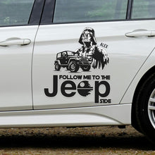 Load image into Gallery viewer, Custom Star Wars Jeep Side Decal - Personalized Car Sticker
