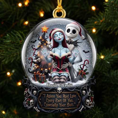 Adore Every Part of You - Mischievous Couple Acrylic Ornament | Personalized Christmas Gift for Couples Ornament PopCulturePrints