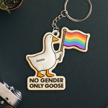 Load image into Gallery viewer, Celebrate Diversity with a Touch of Fun - LGBT Goose Keychain - Personalized Gift for Friends and Family Keychains PopCulturePrints
