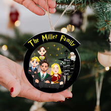 Load image into Gallery viewer, Custom Wizard Family Christmas Ornament
