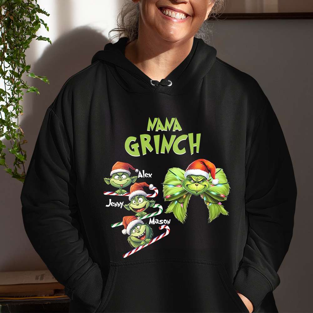 Personalized Nana Grinch Christmas Shirt