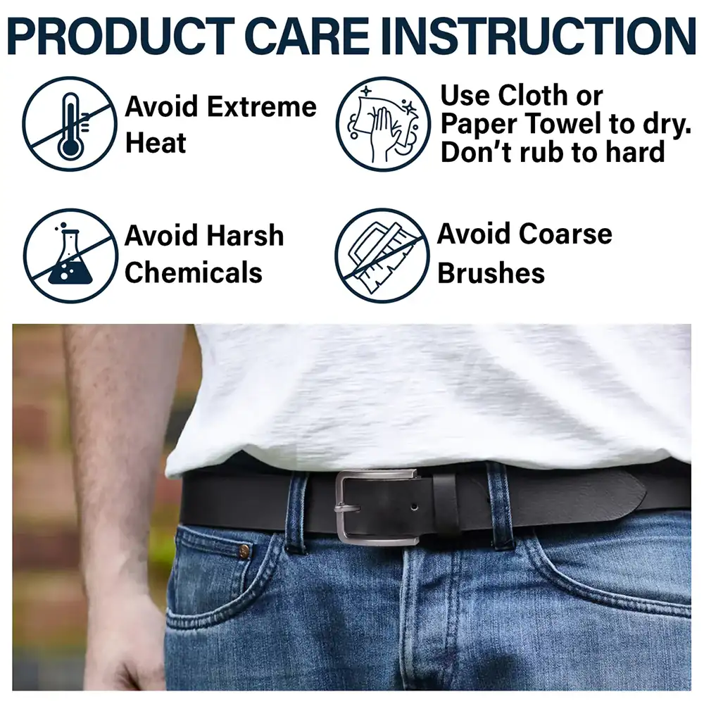 “We Used To Live In Your Balls” - Personalized Engraved Leather Belt - A Unique Gift for Dads Engraved Leather Belt PopCulturePrints