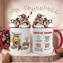 Load image into Gallery viewer, Personalized Knitting Lover Mug - Custom Name Coffee Cup for Yarn and Knitting Enthusiasts
