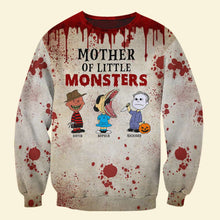 Load image into Gallery viewer, Personalized Halloween Horror Sweatshirt - Mother of Little Monsters
