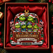 Load image into Gallery viewer, "Celebrate Family Unity with a Personal Touch" - Custom Family Holiday Christmas Ornament - Perfect Personalized Gift for All Loved Ones
