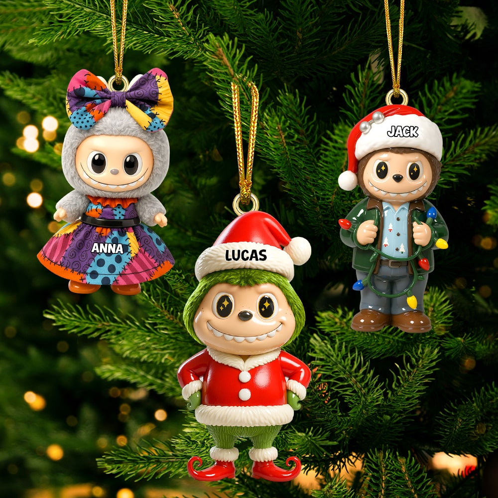 Cute Monsters Personalized Acrylic Ornament - The Perfect Gift for Xmas Movie Fans Ornament PopCulturePrints