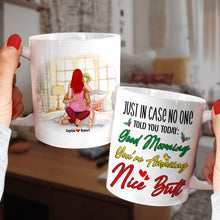 Load image into Gallery viewer, Personalized Couple Mug - You&#39;re Amazing, Nice Butt - Perfect Christmas Gift
