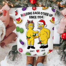 Load image into Gallery viewer, Custom Christmas Mug for Playful Couples | Unique Valentine&#39;s Day Gifts Coffee Mug PopCulturePrints
