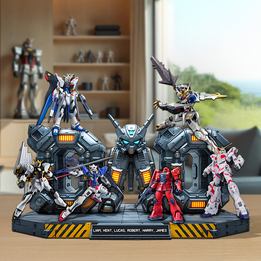 "The Ultimate Dad – Robot Dad Plaque" - Personalized Gift For Dad, Grandpa & More Shaped Plaques PopCulturePrints