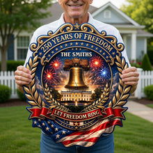 Load image into Gallery viewer, 250 Years Of Freedom - Personalized Acrylic Sign for Family Acrylic Sign PopCulturePrints
