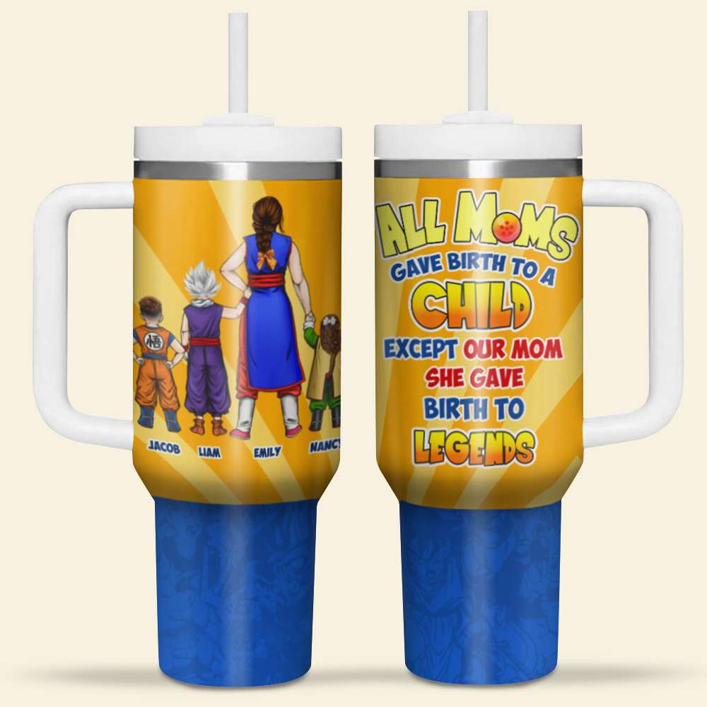 Legendary Mom Personalized Tumbler - Perfect Mother's Day Gift Tumbler Cup PopCulturePrints