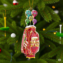 Load image into Gallery viewer, Best Family by Par Christmas Ornament - Personalized Golf Family Gift Ornament PopCulturePrints

