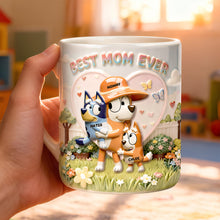 Load image into Gallery viewer, "Best Mom Ever" - Personalized Coffee Mug | Gift for Mom, Grandma &amp; Kids Coffee Mug PopCulturePrints
