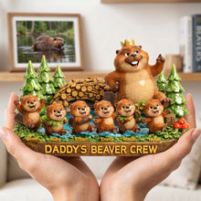 Load image into Gallery viewer, “Daddy’s Adventure Awaits!” - Personalized Acrylic Plaque for Dads, Grandpas, &amp; Family Shaped Plaques PopCulturePrints
