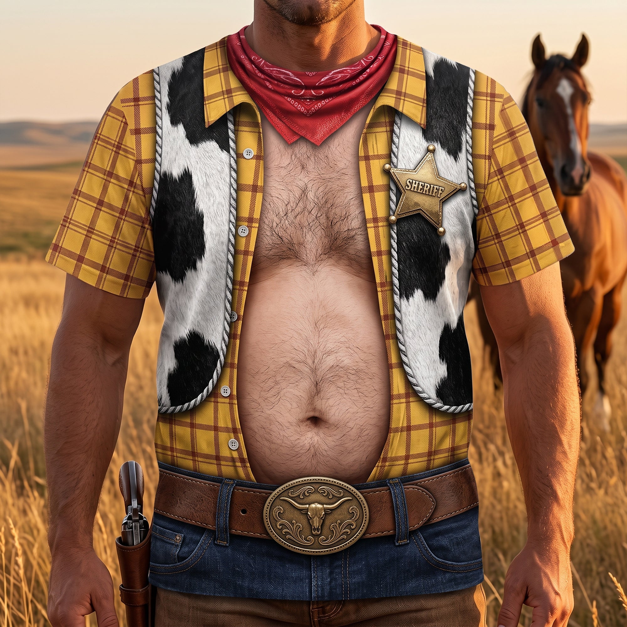 "Saddle Up for Fun!" - Personalized Funny Shirt - Gift for Anyone with a Sense of Humor