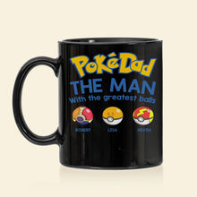 Load image into Gallery viewer, PokéDad Personalized Mug - Greatest Balls Edition Coffee Mug PopCulturePrints
