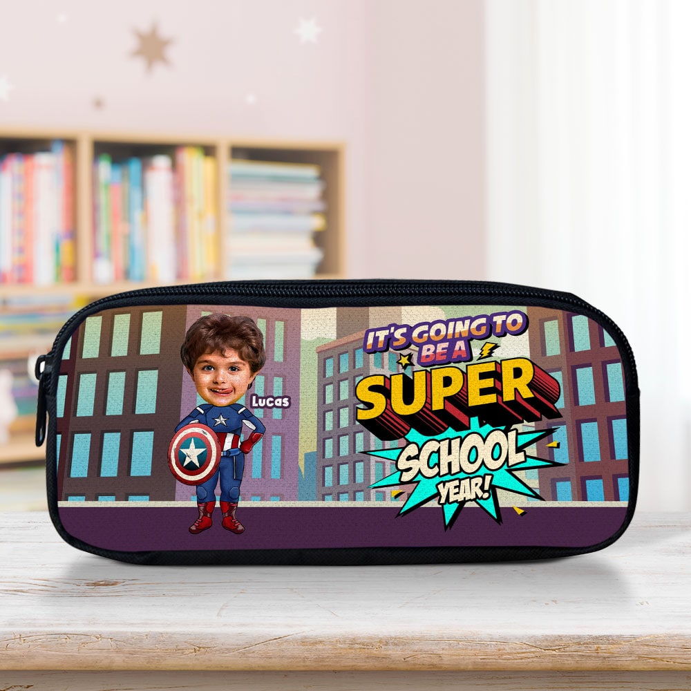Personalized Superhero Pencil Case for Kids Pencil Case PopCulturePrints