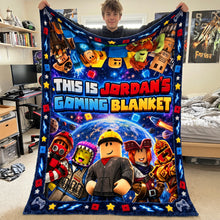 Load image into Gallery viewer, Cozy Block Holidays Blanket - Personalized Christmas Gifts 02NATN131026 Blanket PopCulturePrints
