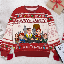 Load image into Gallery viewer, Personalized Family Themed Ugly Christmas Sweater
