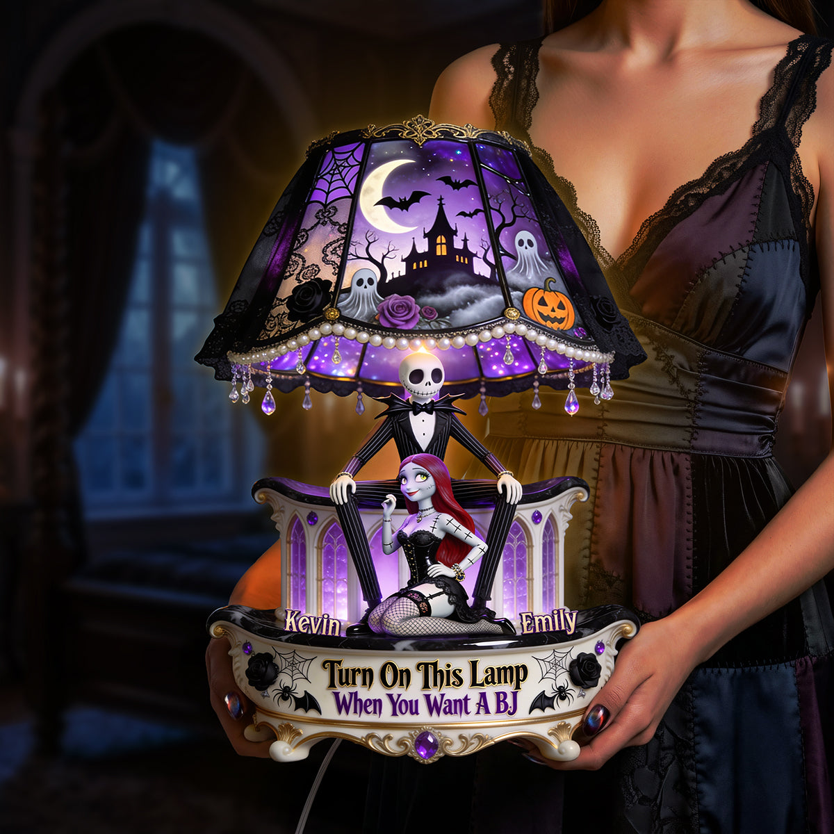 "Light Up the Night with Love!" - Moonlit Lovers Light Box - Personalized Gifts for Couples Light Box PopCulturePrints