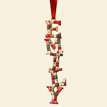 Load image into Gallery viewer, Sewing Alphabet Ornament - A Unique Personalized Christmas Gift for Craft Lovers! Ornament PopCulturePrints
