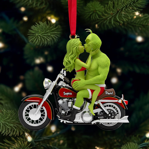 Love on the Road: Couple's Ride Together Ornament - Customizable Gift for Couples Ornament PopCulturePrints