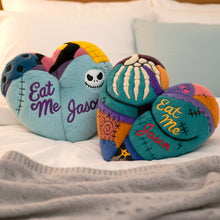 Load image into Gallery viewer, Eat Me Jason Couple Shape Pillow - Personalized Funny Gifts for Couples Pillow PopCulturePrints
