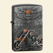 Load image into Gallery viewer, Ignite Your Spirit - Fire Beast Motorcycle Lighter - Personalized Gift for Bikers Lighter PopCulturePrints
