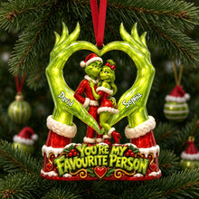 Load image into Gallery viewer, You're My Favourite Person Ornament - Personalized Christmas Gift for Couples
