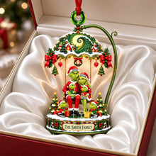 Load image into Gallery viewer, “Celebrate the Joy of Family” - Whimsical Family Acrylic Ornament - Custom Personalized Gift for Everyone Ornament PopCulturePrints

