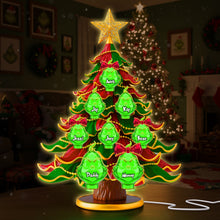 Load image into Gallery viewer, &quot;Illuminate Your Family Tree!&quot; - Green Family Tree Light Box - Personalized Gift for Family Light Box PopCulturePrints
