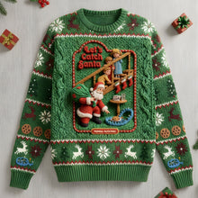 Load image into Gallery viewer, Let's Catch Santa - Fun &amp; Quirky Ugly Sweater, Personalized Gifts for Holiday Cheer AOP Products PopCulturePrints
