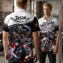 Load image into Gallery viewer, Isn't It Fun Not Giving A Rat's Ass? - Rough Badass Motorcycle Hawaiian Shirt - Personalized Gift for Bikers
