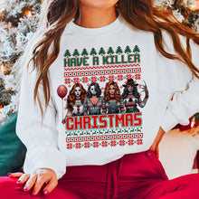 Load image into Gallery viewer, Killer Christmas Horror Movie Fans Sweatshirt
