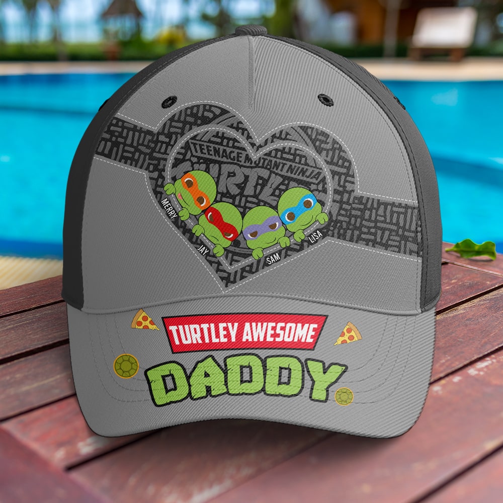 Turtley Awesome Personalized Dad Cap - TMNT Theme