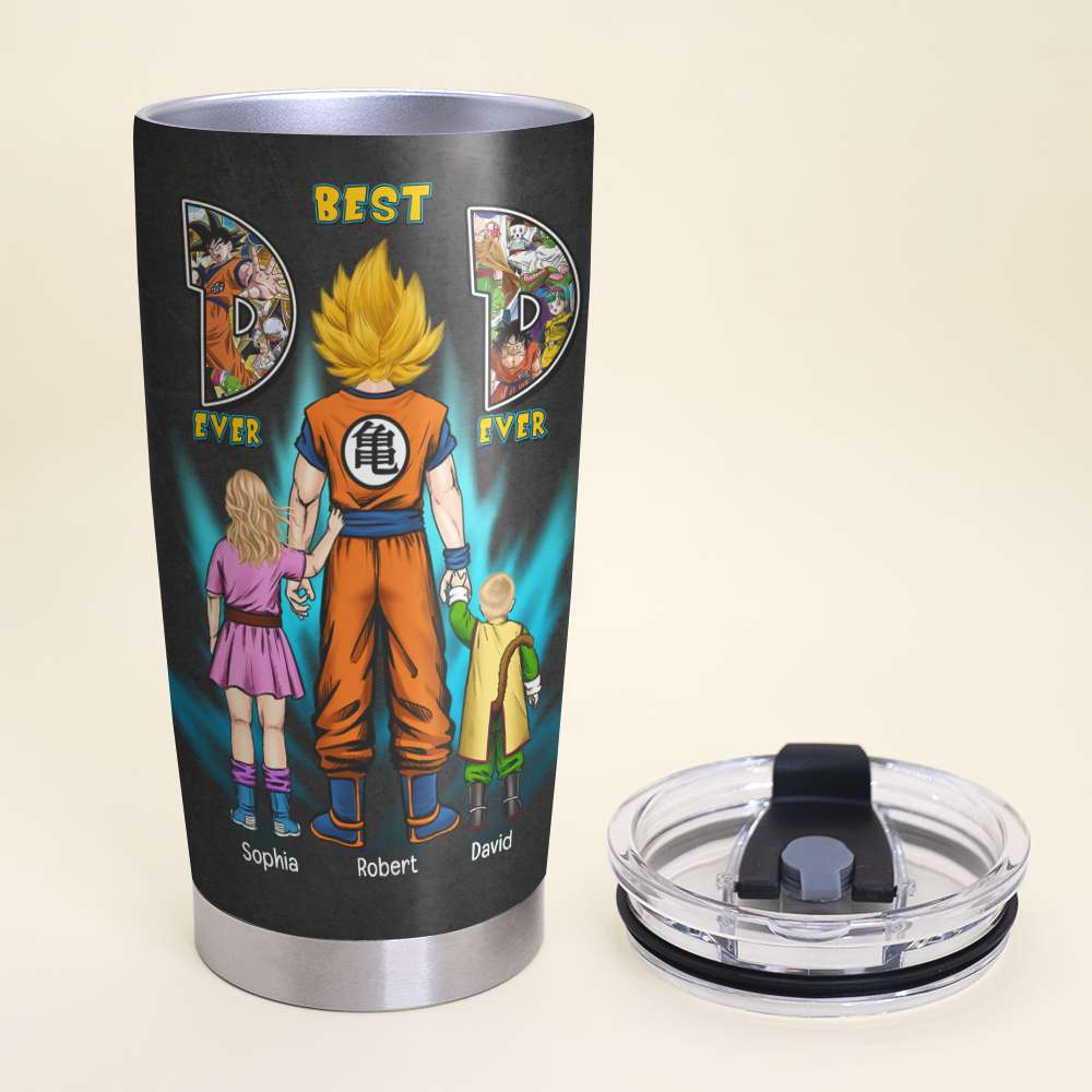 Daddy: Our Super Saiyan Hero Personalized Tumbler