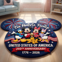 Load image into Gallery viewer, Celebrate Freedom: 250th Anniversary Doormat - Personalized Gifts for Patriots Doormat PopCulturePrints
