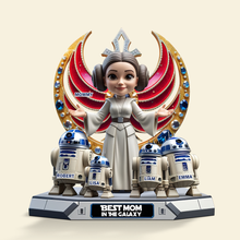 Load image into Gallery viewer, Best Mom in the Galaxy - Personalized Acrylic Plaque for Moms, Grandmas &amp; More Shaped Plaques PopCulturePrints
