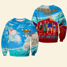 Load image into Gallery viewer, “Every Day is an Adventure with Mom” - Personalized Captain Mom T-shirt - Gift for Pirate Moms, Grandma, and More! AOP Products PopCulturePrints
