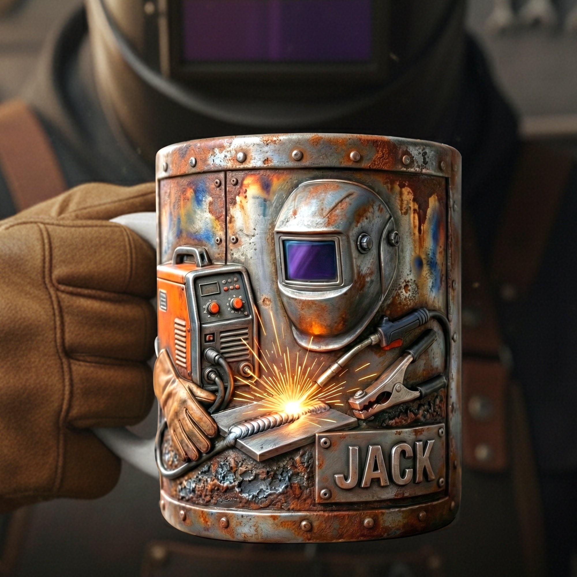 "For the Welders Who Create Magic!" - Proud Welder Coffee Mug - Personalized Gifts For Welders Coffee Mug PopCulturePrints