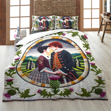 Load image into Gallery viewer, Custom Outlander Quilt Bed Set - Perfect Valentine&#39;s Day Gifts for Couples Blanket PopCulturePrints

